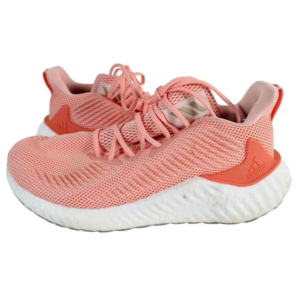 Adidas Alphaboost Womens Running Shoes Coral Pink F33947 Size 8.5